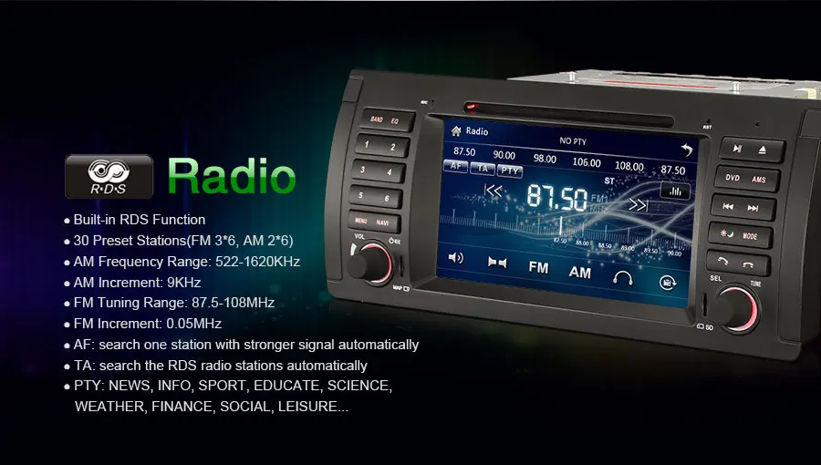 Excellent Erisin ES739B 7" 2 din Car DVD 3G GPS RDS Bluetooth DVD iPhone SWC USB DVR-IN for BMW 5er E39 E53 M5 X5 13 Excellent Erisin ES739B 7" 2 din Car DVD 3G GPS RDS Bluetooth DVD iPhone SWC USB DVR-IN for BMW 5er E39 E53 M5 X5 13