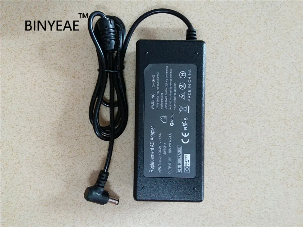 

19V 4.74A 90w Universal AC Adapter Battery Charger for Packard Bell TK11BZ Laptop