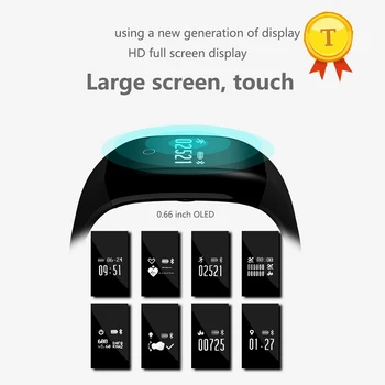 

IP67 Bluetooth SmartBand Fitness Tracker Smart Wristband Heart Rate Monitor Call SMS Reminder ios android smart band Bracelet