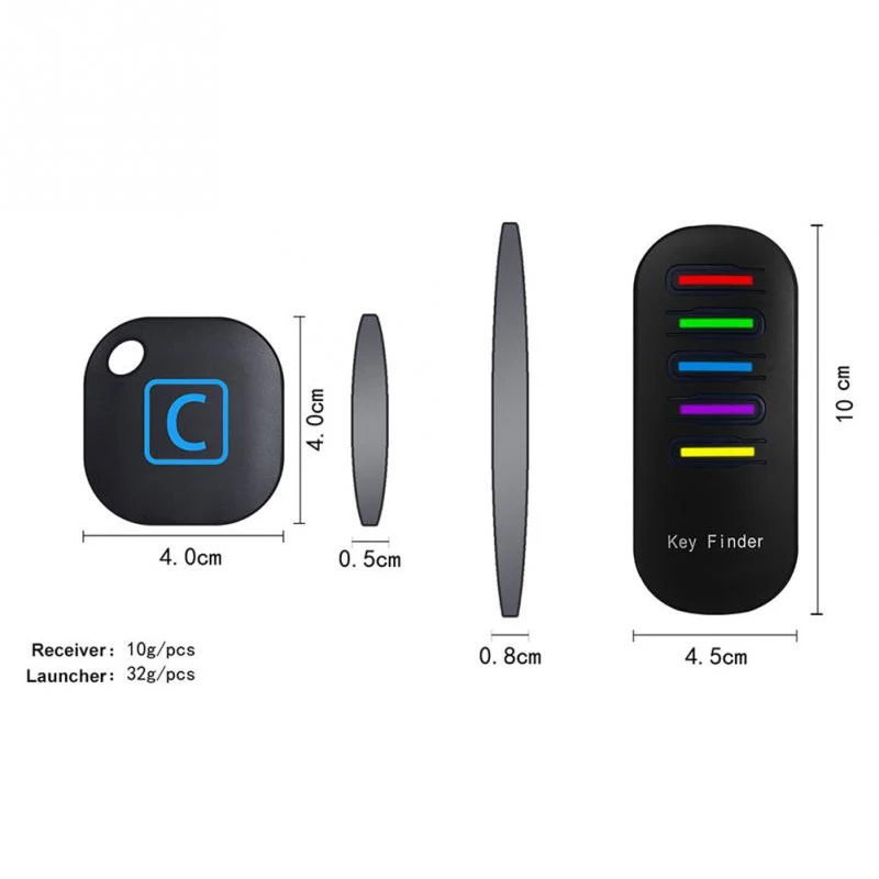 Беспроводной электронный брелок для поиска ключей напоминание с 5 брелок приемники для потерянных ключи локатор сигнал для нахождения