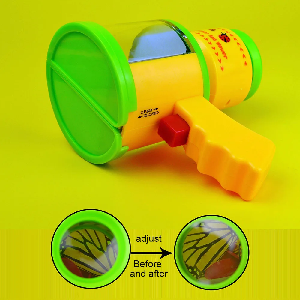  Nature Exploration Tool Children Doll Green Insect Trap Viewer Scientific Microscope Kindergarten T - 32981242279