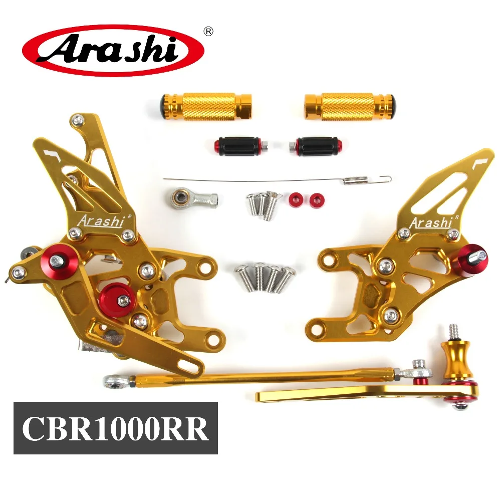 

Arashi For HONDA CBR1000RR Non-ABS 2012-2017 CNC Rider Adjustable Footrest Foot Pegs Rear Foot Rest CBR 1000 RR 2013 GLOD
