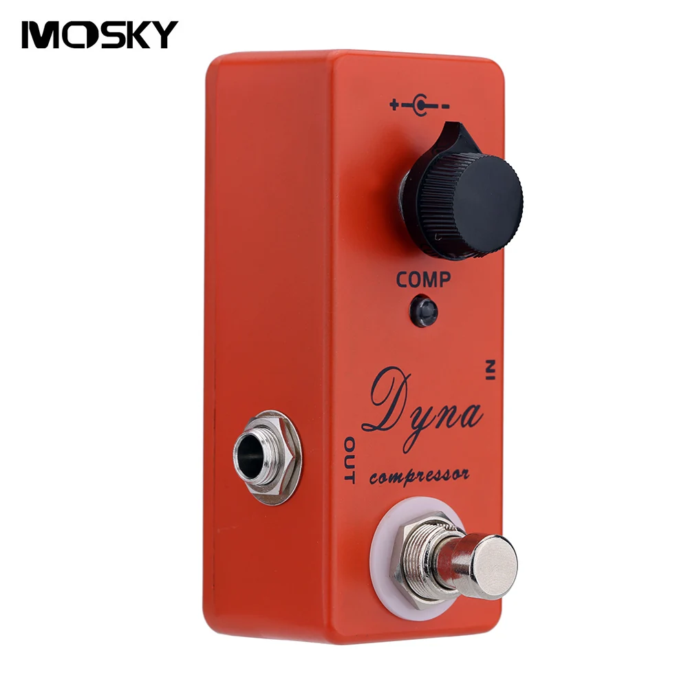 MOSKY Dyna Compressor Guitar Effect Pedal with True Bypass Single Knob