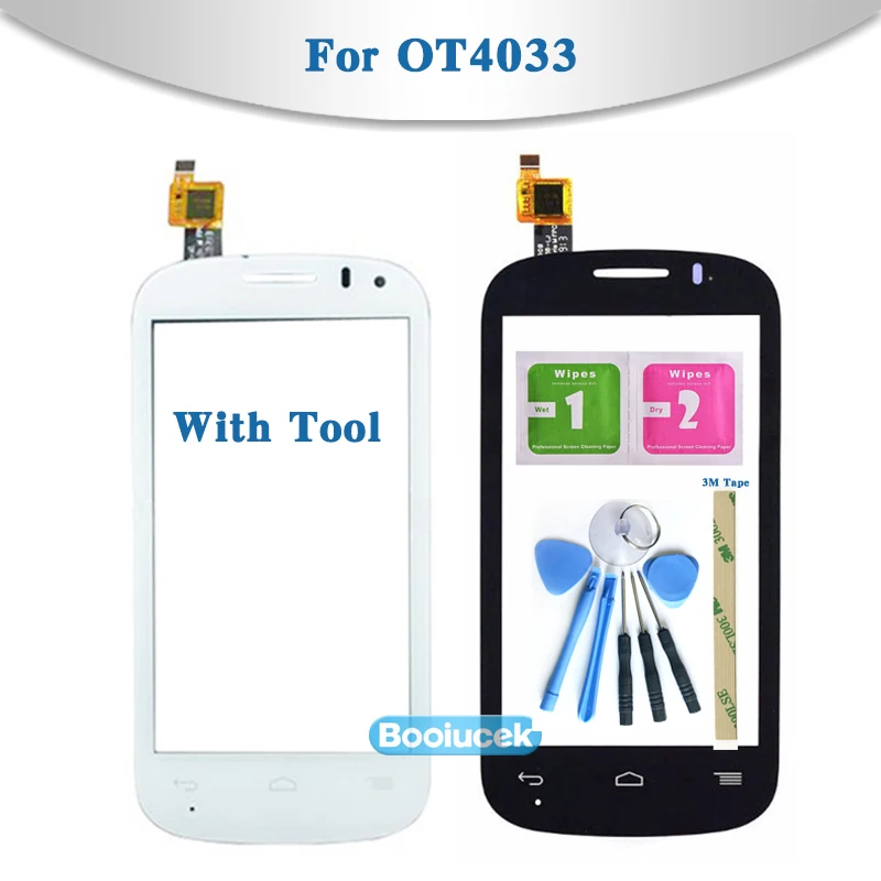 Сенсорный экран 4 0 &quotдля Alcatel One Touch POP C3 Dual OT4033 4033 4033A 4033E 4033X дигитайзер датчик