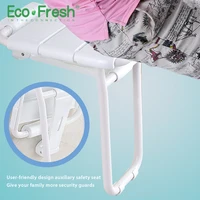 Wall Mounted Shower Seat shower folding seat for elderly toilet bath stool bathroom bench Cadeira for seniors and elders 2
