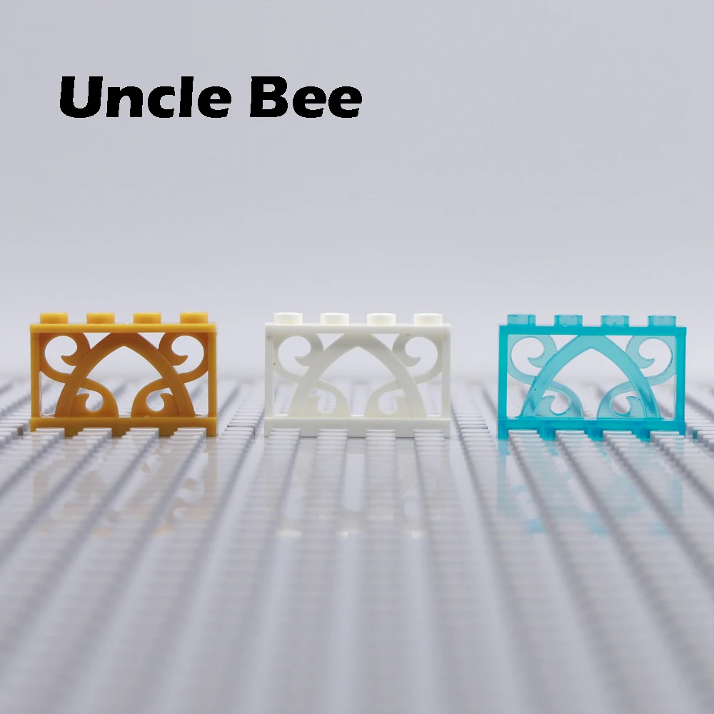 City Fence Building Blocks Street View House Garden Barrier DIY Assemble Particles MOC Bricks Toys Compatible LegoINGlys Friends (4)