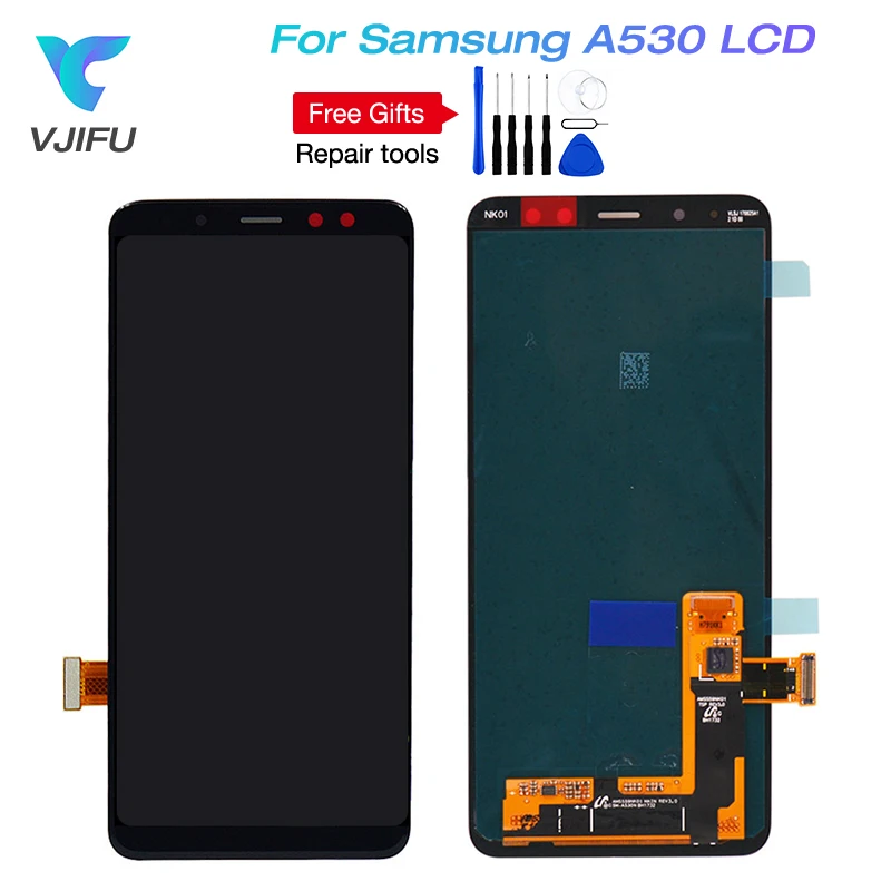 

5.6''SUPER AMOLED A530 LCD for SAMSUNG Galaxy A8 2018 LCD A530DS A530N Touch Digitizer Assembly A530F lcd Display SM-A530F