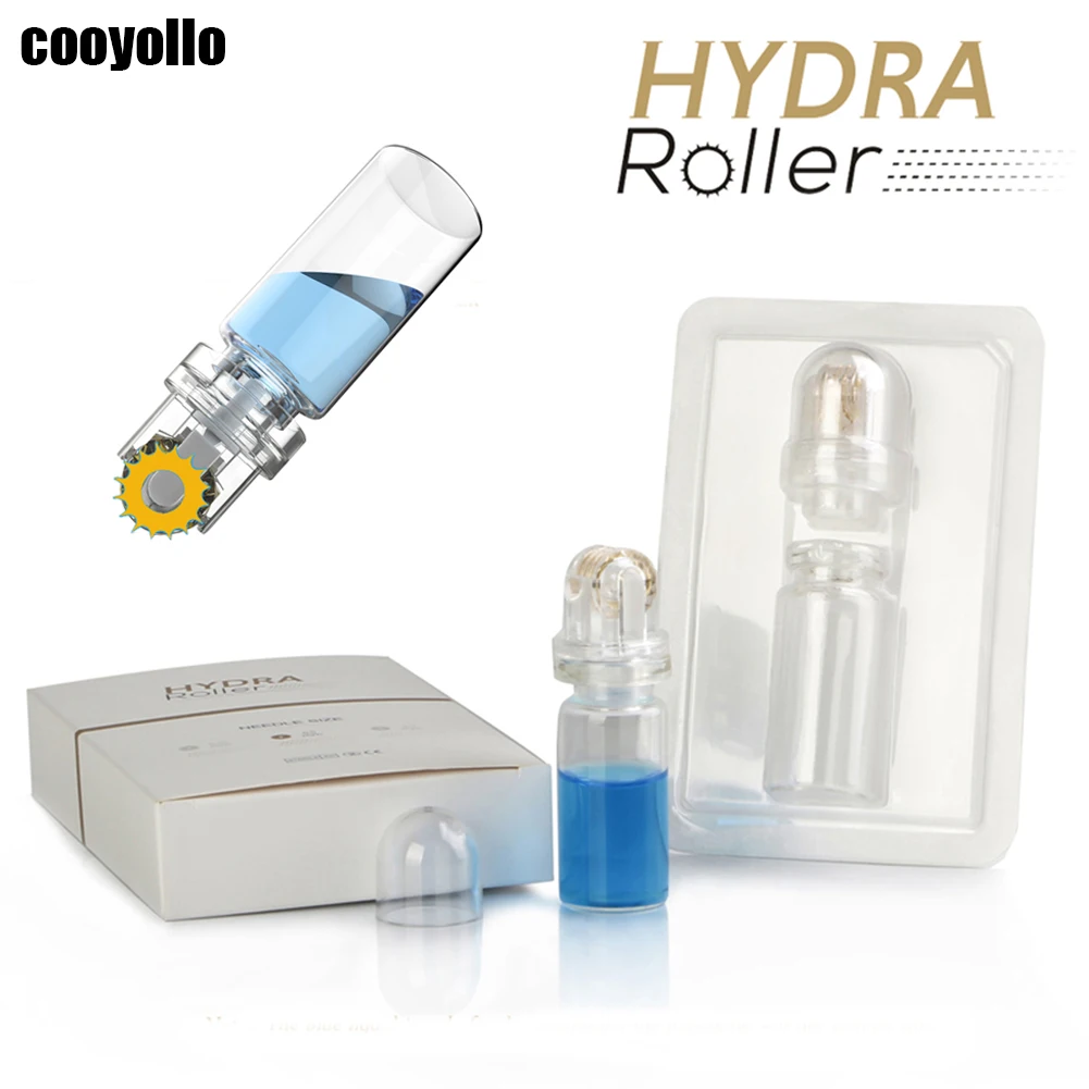 Hydra Roller 64 микро титановая игла Dermaroller мезороллер Гиалуроновая кислота уход за