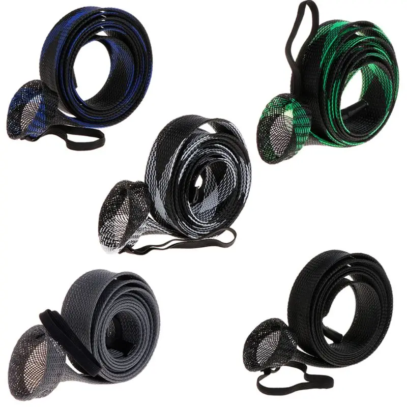 

Fishing Rod Cover PET Mesh Anti Scratch Protector Pole Portable Storage Protection Sleeve Tackle Sock Universal Elastic Stretch