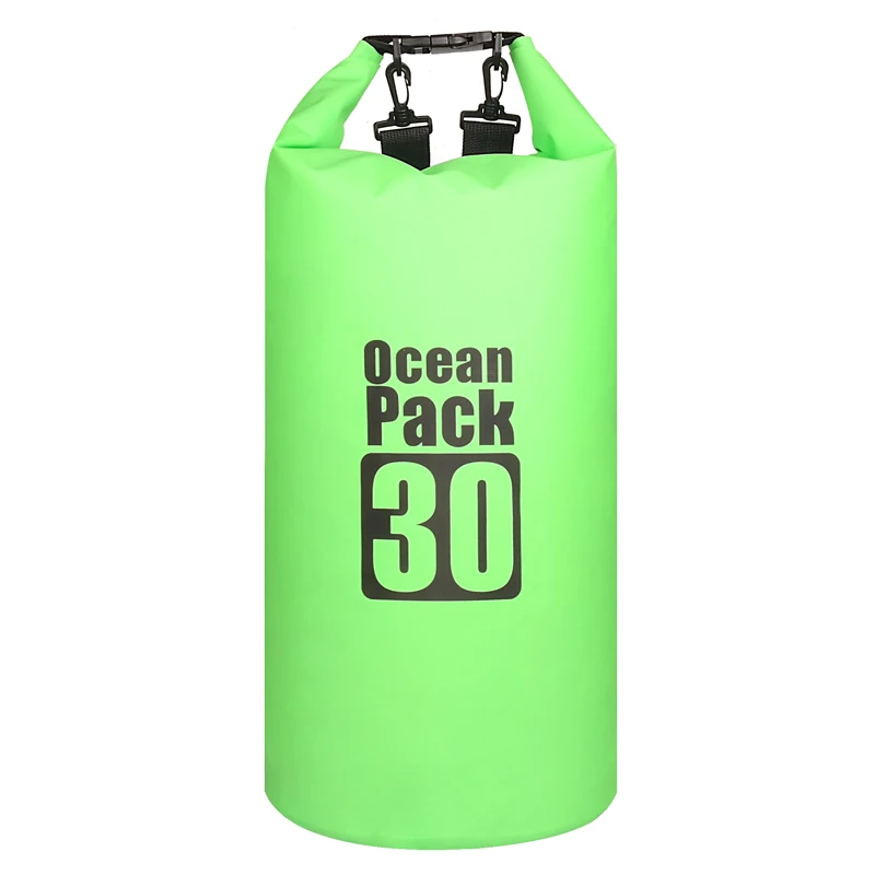 30L impermeable Dry Sack bolsa de almacenamiento paquete bolsa rollo de compresión para la natación Canoa kayak River Trekking canotaje