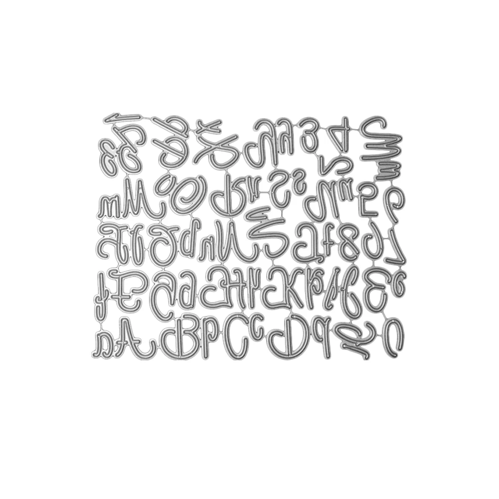 

Creative Letters figure Metal Cutting Dies Stencils for DIY Scrapbooking Stamp/photo album Decorative Embossing DIY Paper Cards