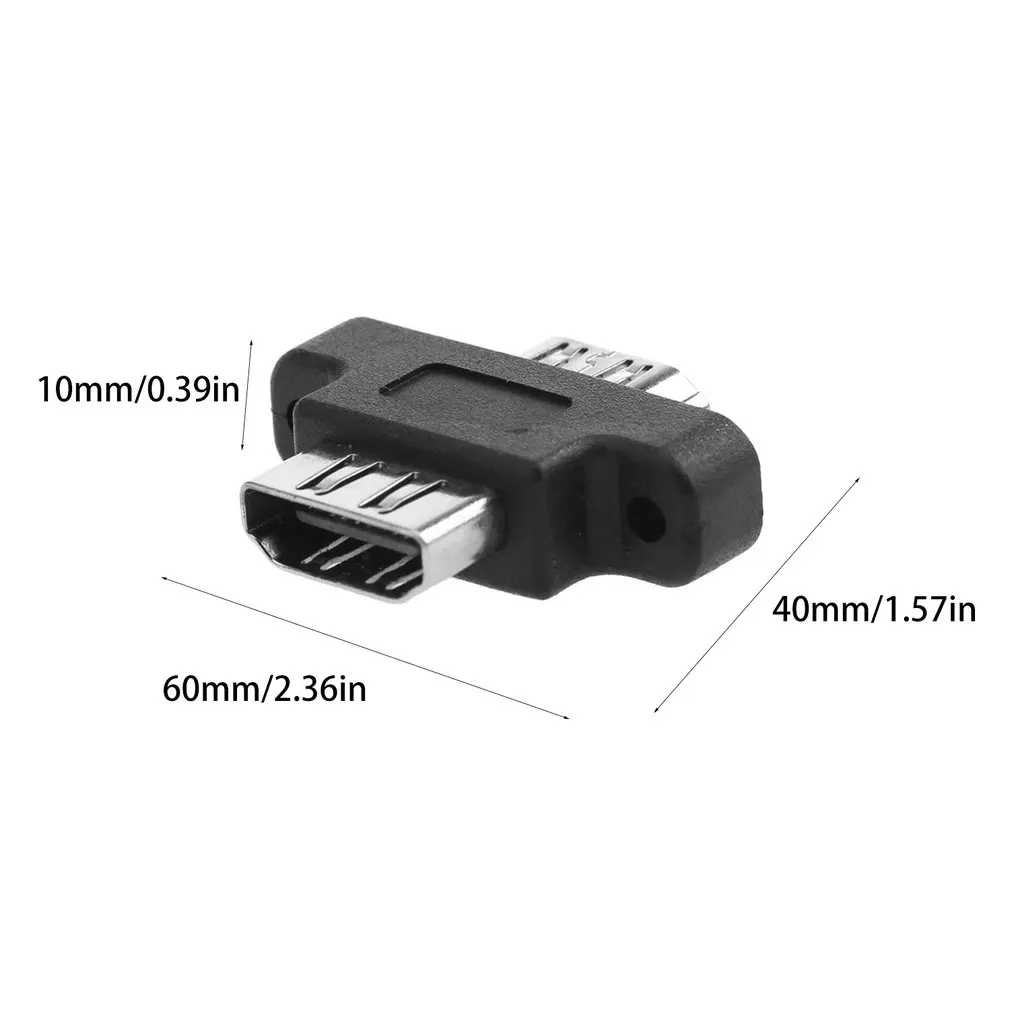 Винт замок Панель Крепление HDMI Женский HDMI удлинитель F/F кабель удлинитель адаптер разъем