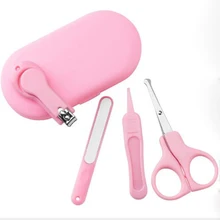 10 комплектов для младенцев, безопасная Nail Clipper Scissor Набор Маникюр Педикюр Комплект Дети ухода за ногтями инструменты