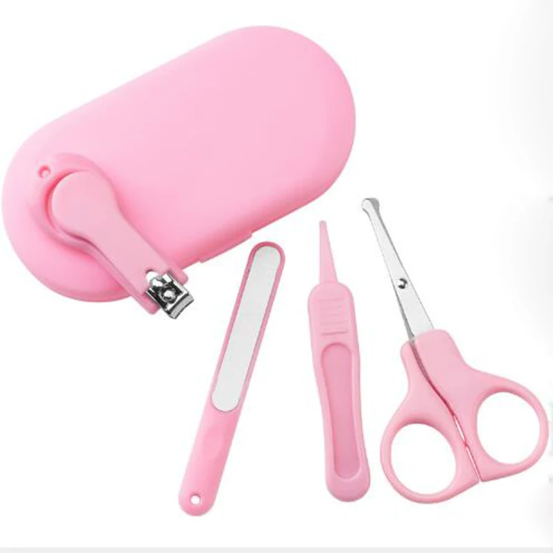 

10Sets Newborn Baby Safety Nail Clipper Scissor Set Manicure Pedicure Kit Children Nail Care Tools- Free Shipping
