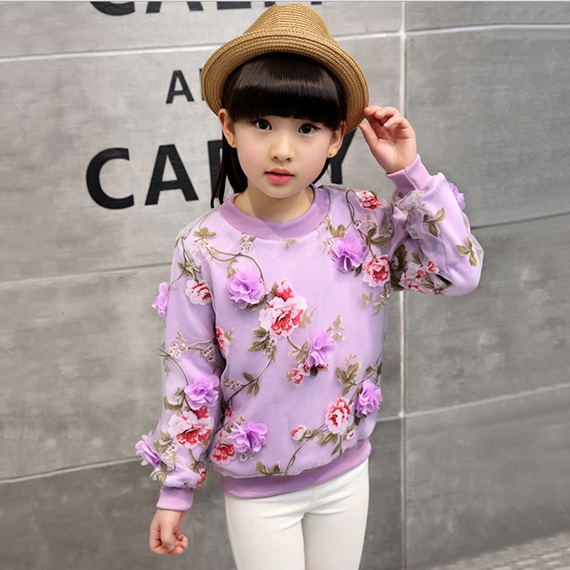 Fleur De Mode Fille Rose Chandail Lavande Jaune Nouveau Automne Sweat Bebe Fille A Capuche Chemise Automne Hiver Chaud Enfants Vetements Aliexpress