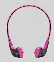 Открытый Спорт Бег костной проводимости гарнитура наушники Встроенный микрофон 8G водонепроницаемые наушники BH-905 - Цвет: Розовый