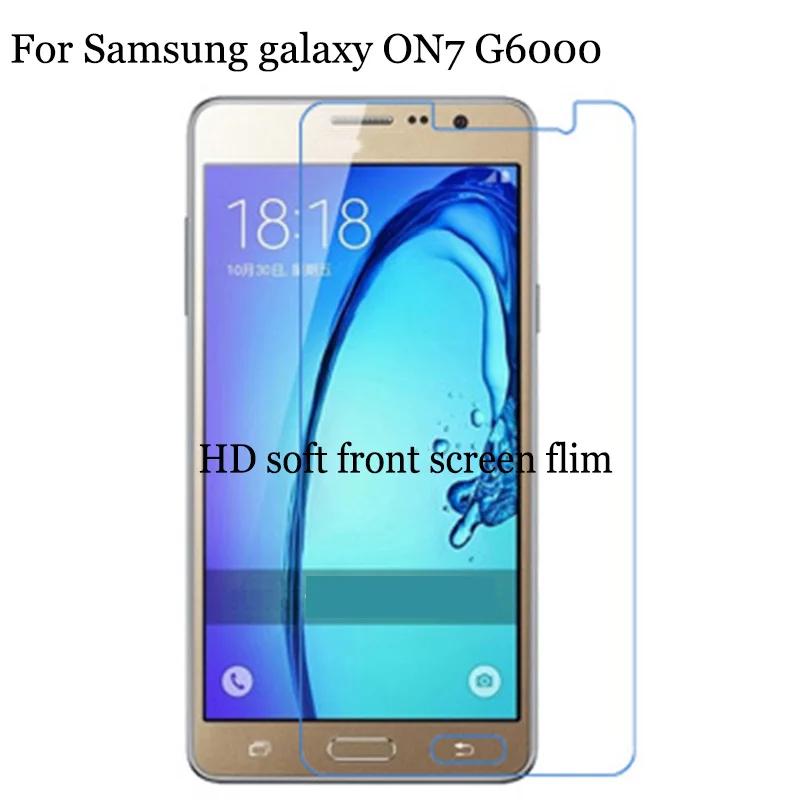 5 шт Для Samsung Galaxy On7 Передняя flim Mega O7 Защитная пленка для экрана On 7 G6000 G600 TPU мягкий