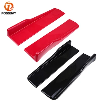 

POSSBAY 2pcs Car Body Side Skirt Rocker Splitters Shovel Anti-Scratch Auto Car Splitters Diffuser Winglet Wings Bumper