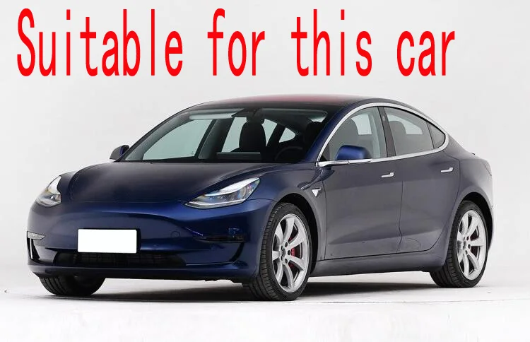 Для Tesla Model 3 2017 2018 2019 ABS боковое зеркало для двери Накладка заднего