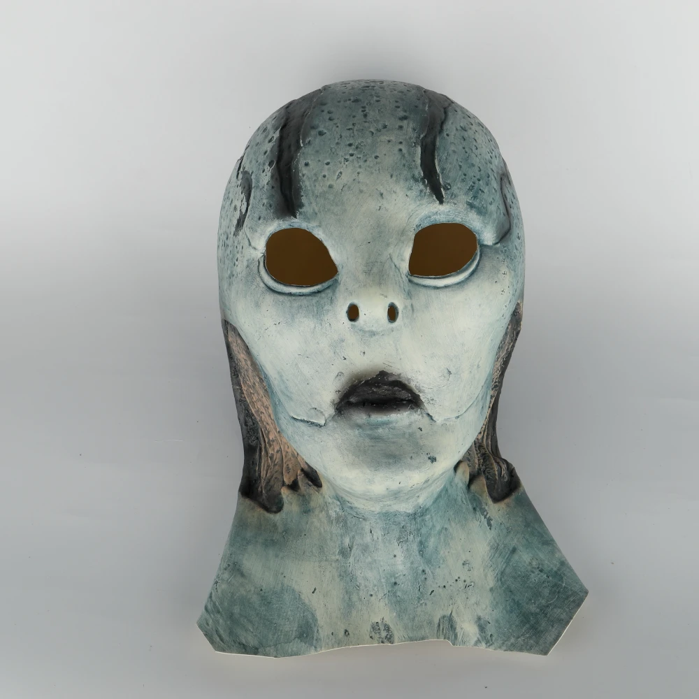 abe sapien Mask Anung Un Rama Hellboy Cosplay B.P.R.D. Helmet Fish Face Masks Funny Halloween Party Props (15)