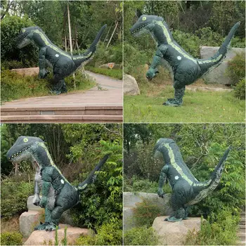 

Creative Green Dinosaur Inflatable Clothes Inflatable Suit Party Performance Cosplay Performance Costumes Party Supply