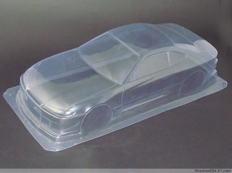 

2pcs/lot Silvia7 S15 1/10 1:10 PVC Transparent clean no painted drift body shell for RC hobby racing hsp hpi traxxas Tamiya part