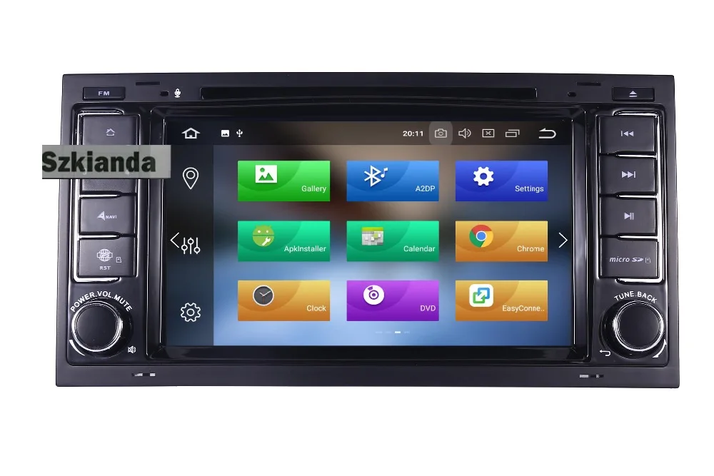 Discount 7"HD 1024x600 Touch Screen Android 9.0 Car DVD player for VW Touareg Multivan 4GB RAM 64GB ROM Wifi GPS Radio Bluetooth SD DVD 2