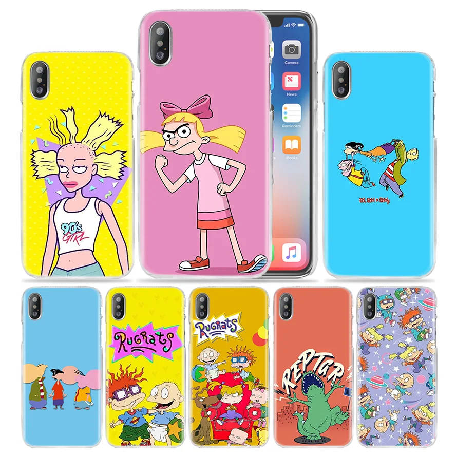

Rugrats Amazing Case for iPhone XS Max XR X 10 7 7S 8 6 6S Plus 5S SE 5 4S 4 5C 6+ 6S+ 7+ 8+ Hard PC Luxury Phone Cover Coque
