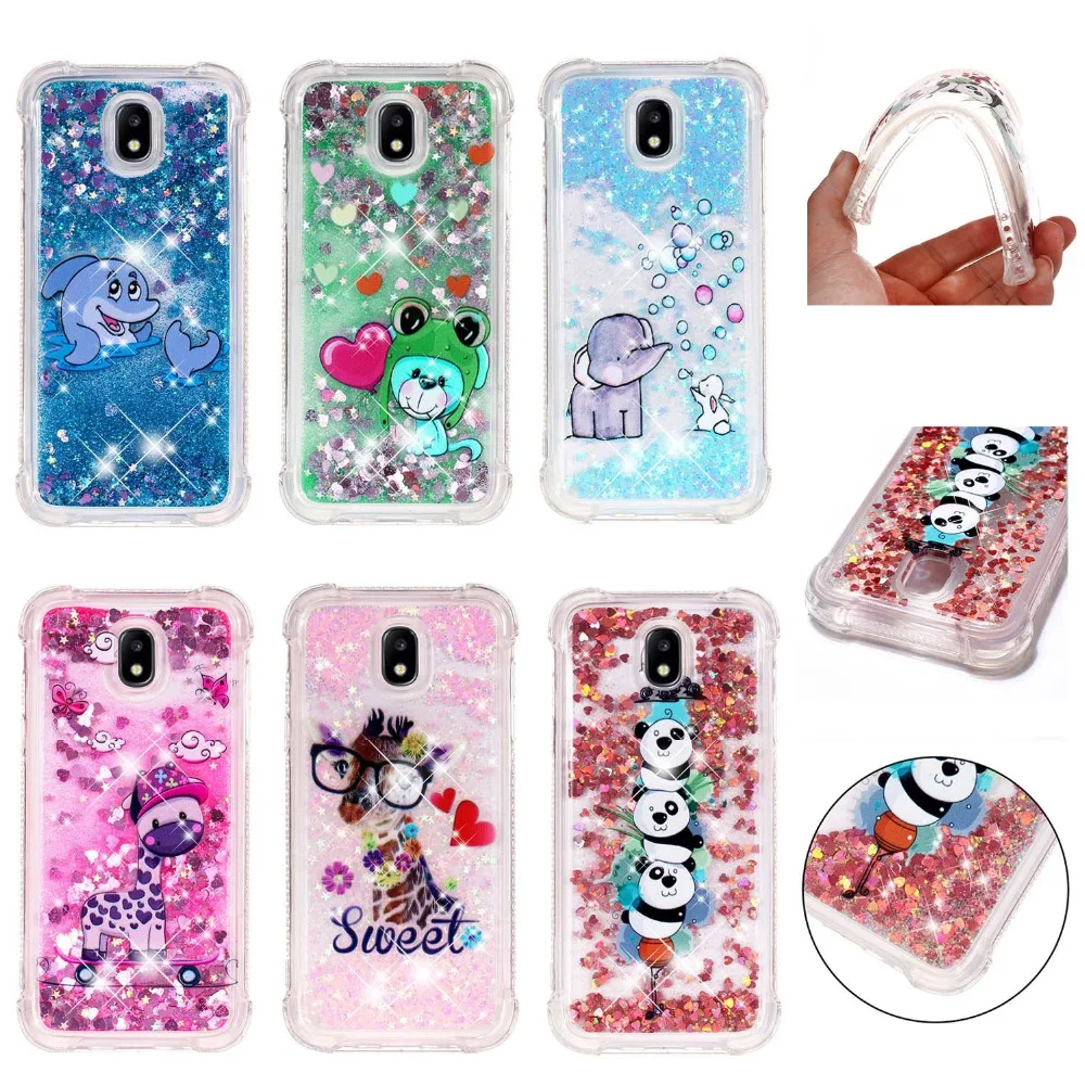 

Glitter Liquid Case For samsung J2pro Case cute Patterned painted Soft TPU Phone Cases For samsung J1 J2 J3 J5 J7 J710 J530 J510