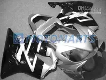 BLK SLV Впрыска обтекателя комплект для HONDA CBR 600 CBR600 f4i CBR 600 F4i обтекатели 01 02 03 2001 2002 2003