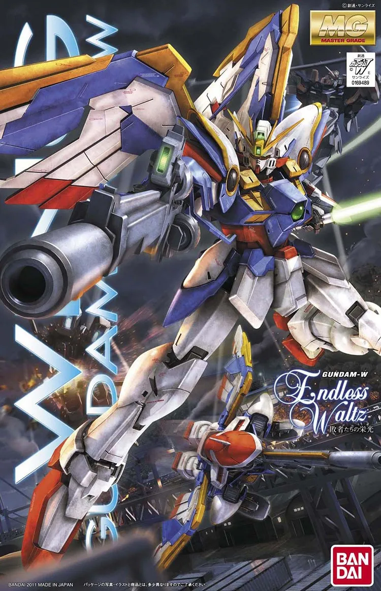 

Bandai Gundam MG 1/100 XXXG-01W Wing EW Ver Mobile Suit Assemble Model Kits Action Figures Plastic Model Toys