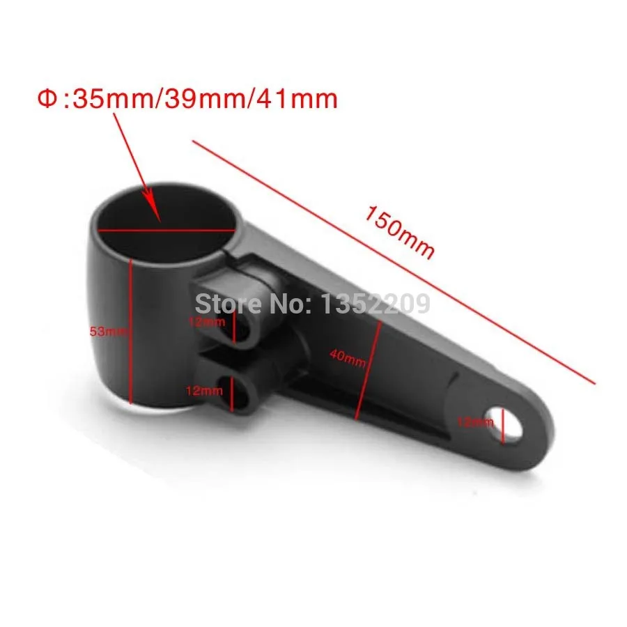 Мотоцикл черный 35/39/41 мм фар крепёжный кронштейн вилка ухо подходит для Harley XL Sportster FX FXR FL CB750 CB550