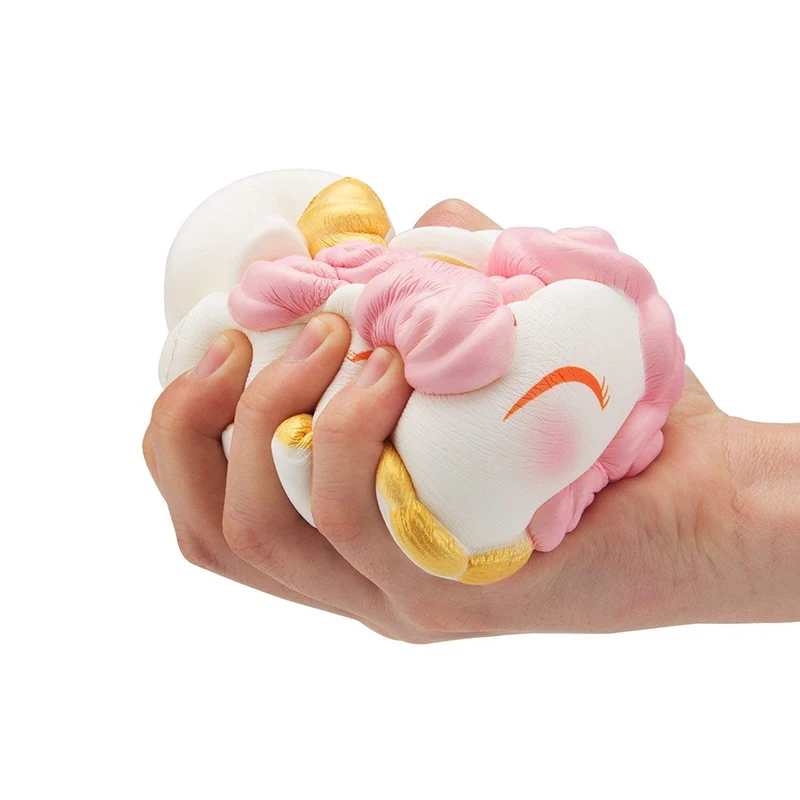 Jumbo Squishy антистресс развлечения Squishe Животные Олень Единорог для детей Для снятия стресса у взрослых Анти-Стресс игрушки Squeeze