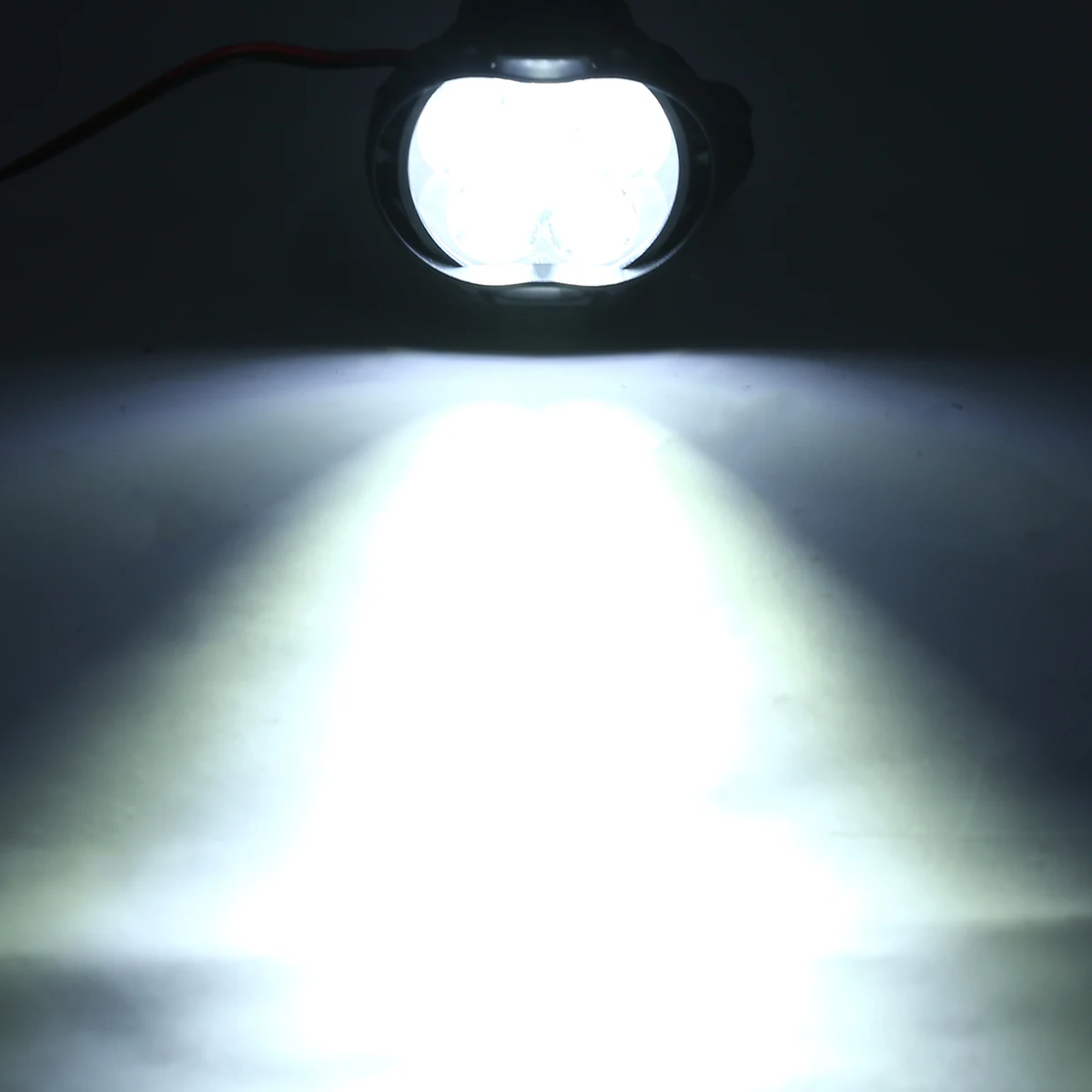 1pair Motorcycle Headlight Scooter Fog Spotlight LED Motorbike ATV 9-85V Moto Working Spot Light Day-time Running Lamp White