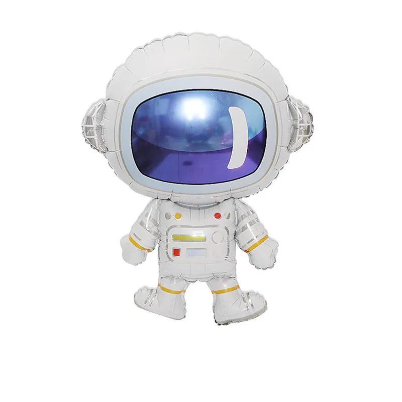 Space Astronaut Rocket Theme Helium Latex Confetti Balloon Baby Shower Birthday Party Decoration Child Party DIY Favor Gifts,Q
