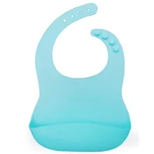 Детские силиконовые нагрудники регулируемый размер Детские Мультяшные водные карманы Силиконовые Слюнявчики Водонепроницаемые нагрудники детские тренировочные, чтобы есть