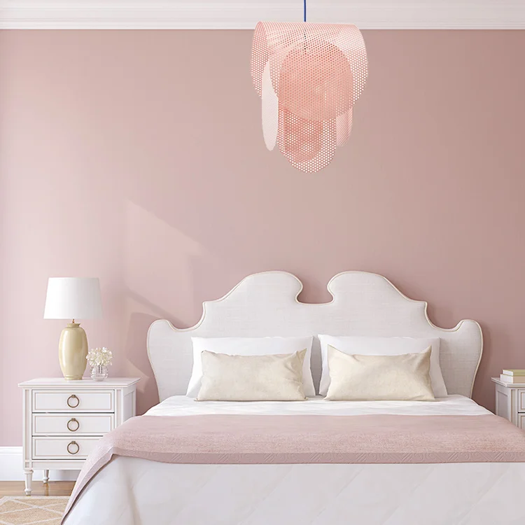 Постмодерн креативный подвесной светильник из кованого железа детская комната спальня розовый подвесной светильник ресторан отель светильник ing mx5171003