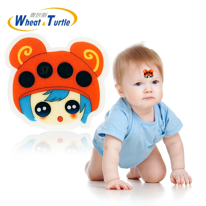 

4Pcs/Lot Baby Safety Care Forehead Medical Thermometers No Mercury Digital Celsius Body Sticker Fever Thermometer For Children