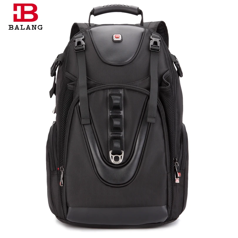 

BALANG Practical Waterproof Men Fashion Backpack Large Capacity for 17inch Laptop With Headphone Port Travel Sports Luggage Bag