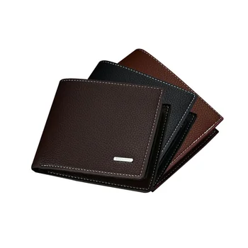 

Top 2019 Fashion WomenCasual Hot Sales Vintage Men Leather Brand Luxury Short Slim Male Purses Money Credit Card Dollar Price