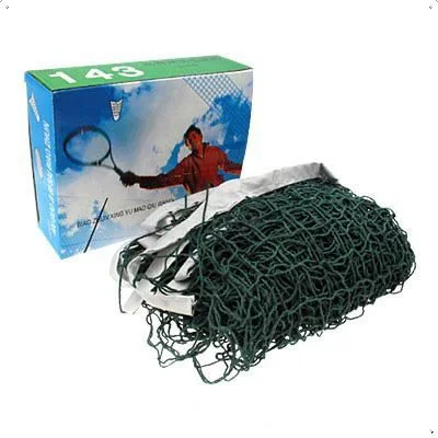 Good deal Green Deluxe Badminton Net With High Quality Sports Accessory Mesh about 3x 3cm
