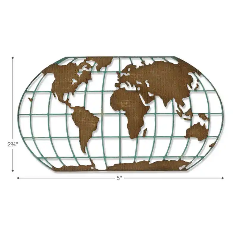 

Maps Of Earth Metal Cutting Dies Stencils for DIY Scrapbooking Embossing Photo Album Decoration Paper Card Crafts Die Cut 2019