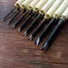 NEW 8Kind V Type Woodworking Chisels Trimming triangle knife Hand Wood Carving Knives 0.15-0.8Cm ► Photo 1/5