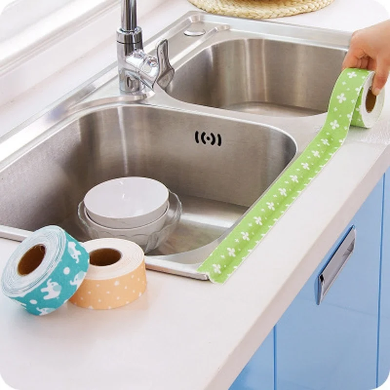 

PVC Sealing Strip Bathroom Toilet Kitchen Wall Sink Tile Repair Waterproof Mildew Tape