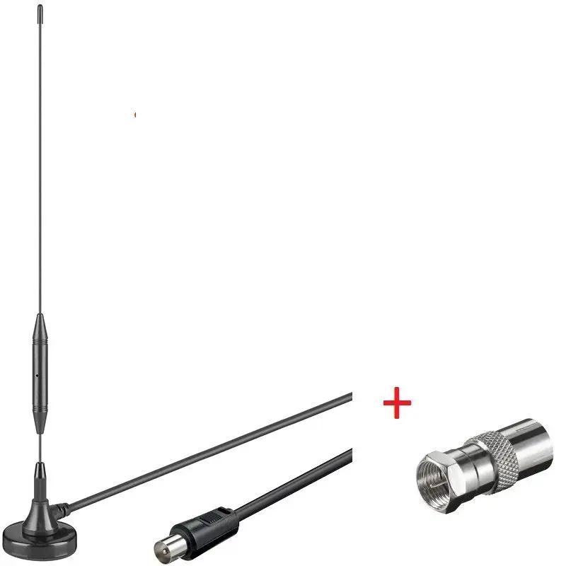 

DVB-T Portable Indoor/Outdoor Digital Rod Antenna TV FM DVB-T2 Aerial