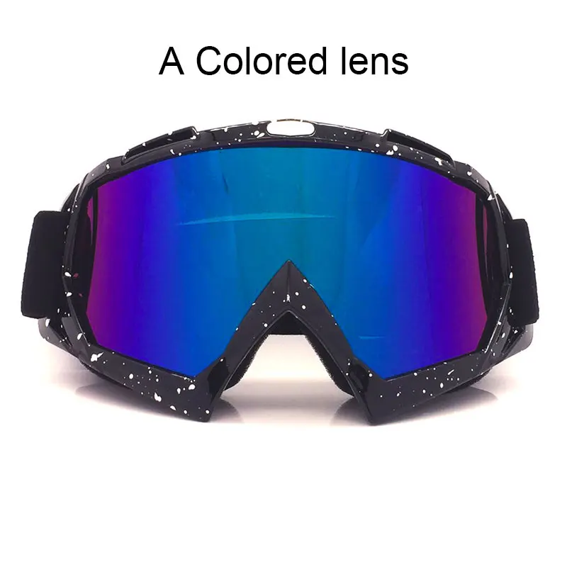 Nordson, уличные мотоциклетные очки, спортивные, для шоссейных гонок, ранец, мотоцикл, мото, для грязного велосипеда, очки для гонок, лыж, ветрозащитные очки - Цвет: A Colored lens