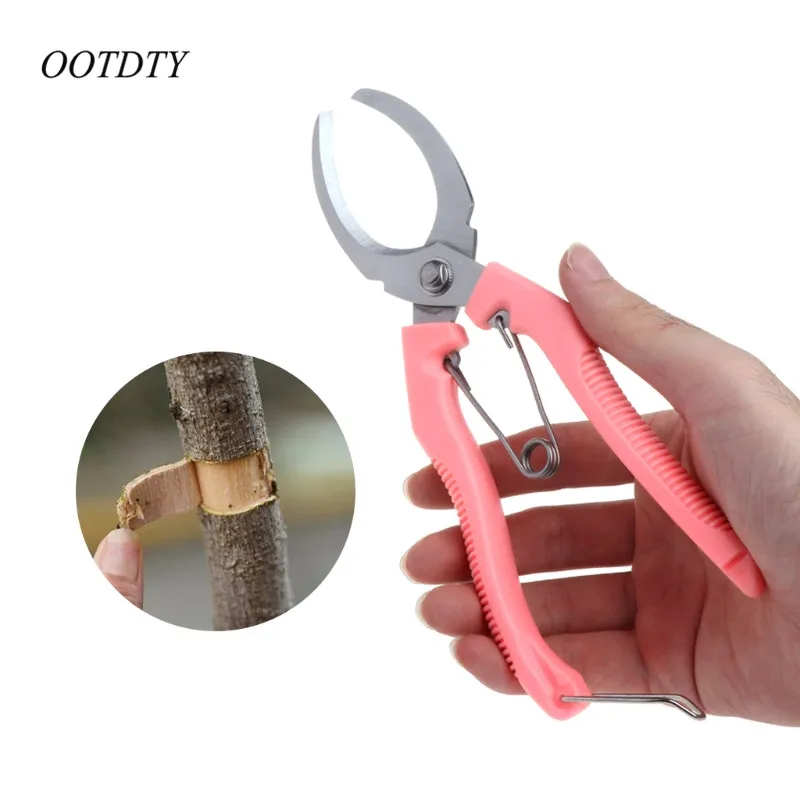 

OOTDTY Garden Tree Branches Ring Barking Cutter Scissor Girdling Shear Prunning Tool