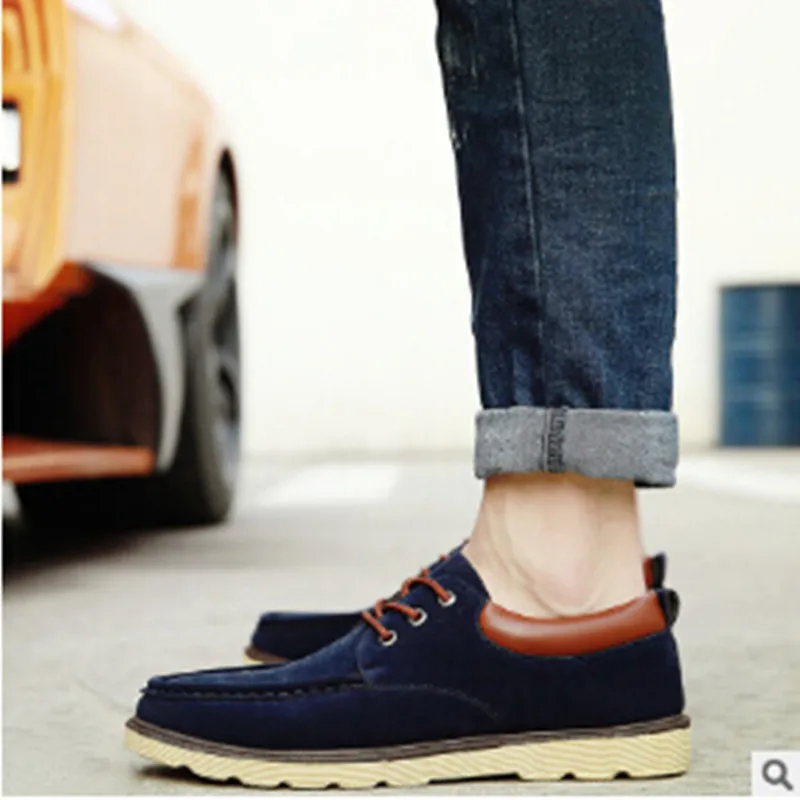

In the spring of 2016 New England men's casual shoes Free shipping code male student shoes suede lacing 38-47 code