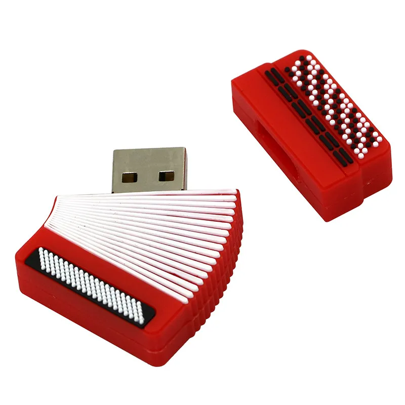 Накопитель мультфильм инструментов фортепиано USB флешка милый музыкальные ноты Usb флэш-памяти 8 ГБ 16 ГБ 32 ГБ 64 ГБ 128 ГБ флешки Memory Stick