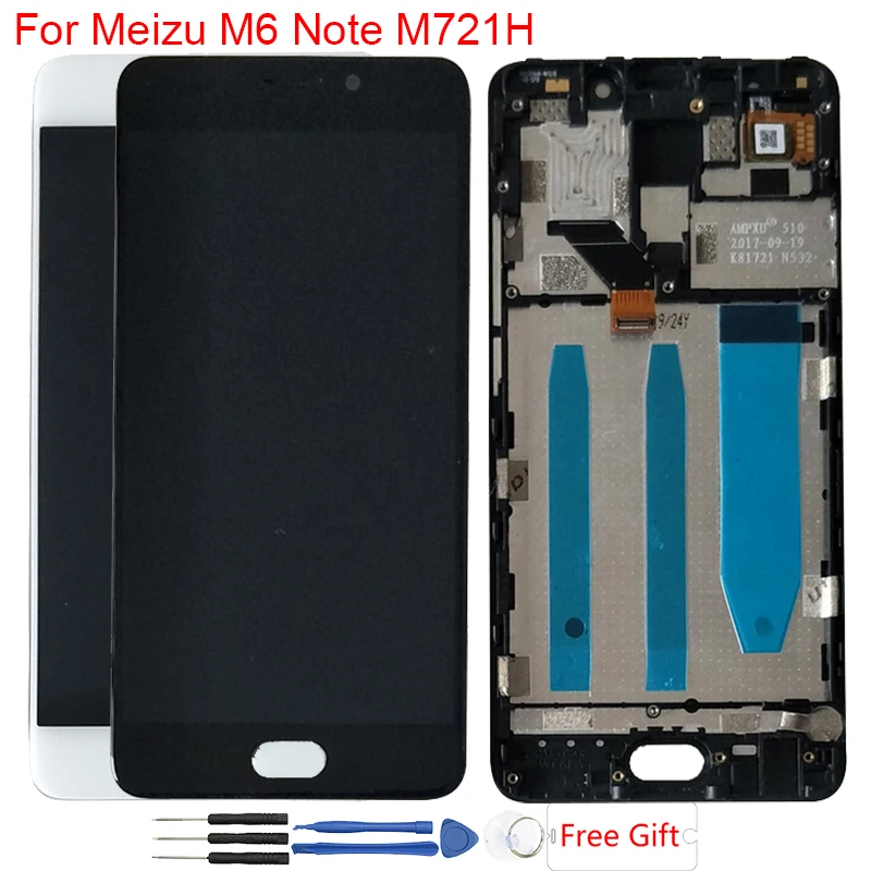 

Original LCD 5.5" Meizu M6 Note LCD Display Touch Screen With Frame Digitizer Assembly For Meizu Meilan Note 6 M721H M721Q LCD